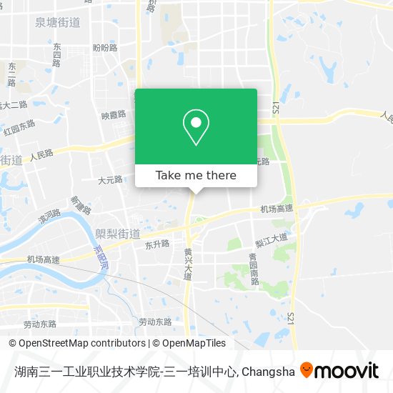 湖南三一工业职业技术学院-三一培训中心 map