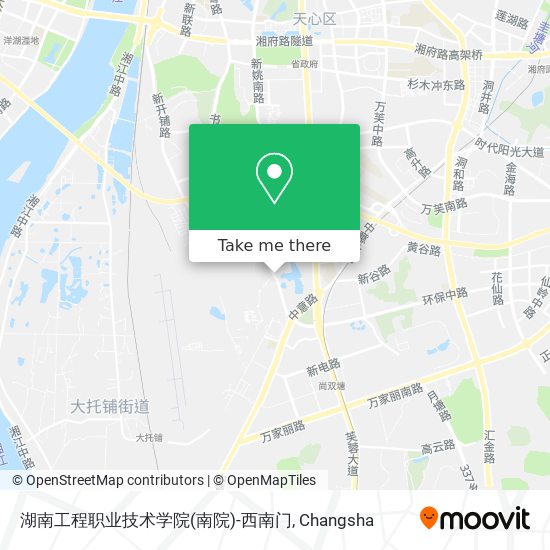 湖南工程职业技术学院(南院)-西南门 map