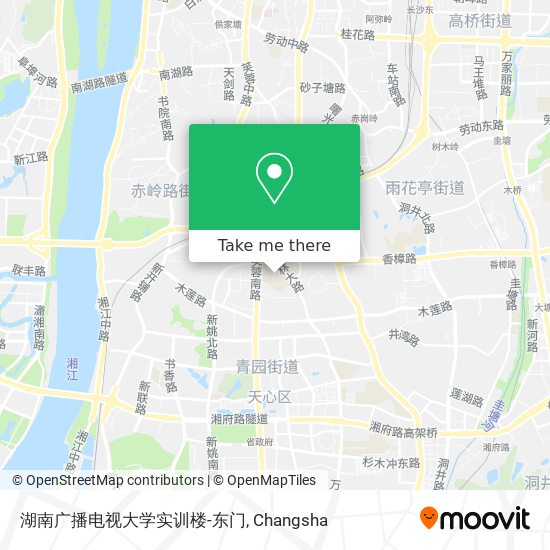 湖南广播电视大学实训楼-东门 map