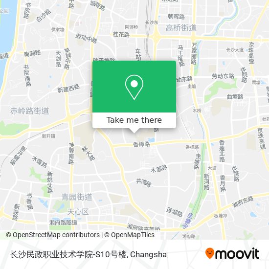 长沙民政职业技术学院-S10号楼 map