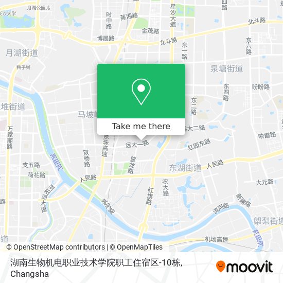 湖南生物机电职业技术学院职工住宿区-10栋 map