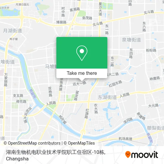 湖南生物机电职业技术学院职工住宿区-10栋 map