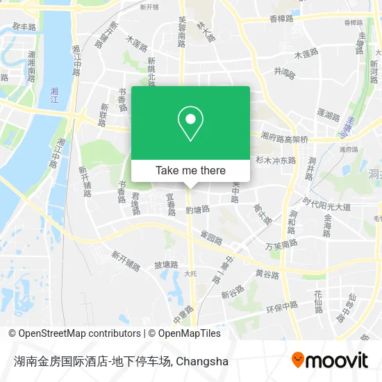 湖南金房国际酒店-地下停车场 map
