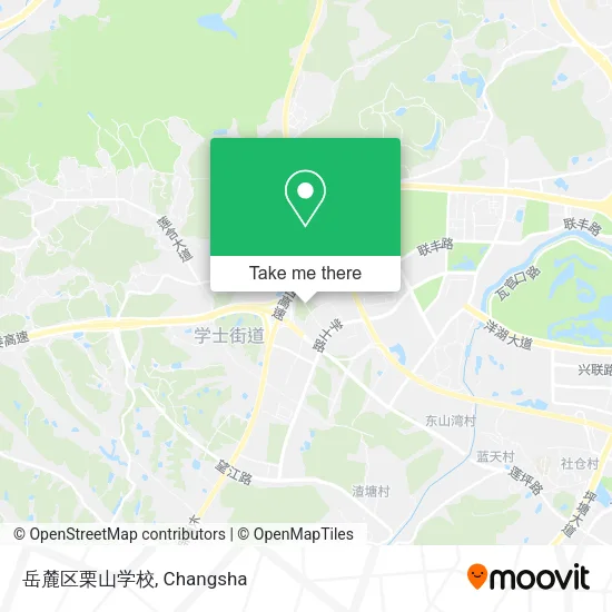 岳麓区栗山学校 map