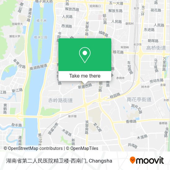湖南省第二人民医院精卫楼-西南门 map