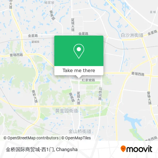 金桥国际商贸城-西1门 map