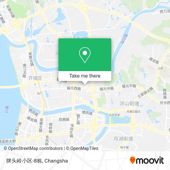牌头岭小区-8栋 map
