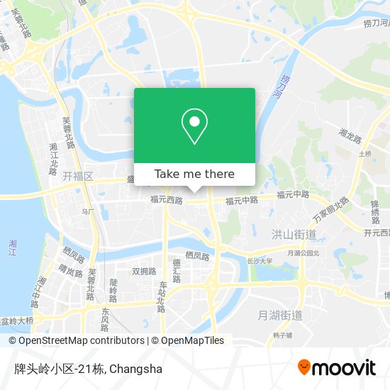 牌头岭小区-21栋 map