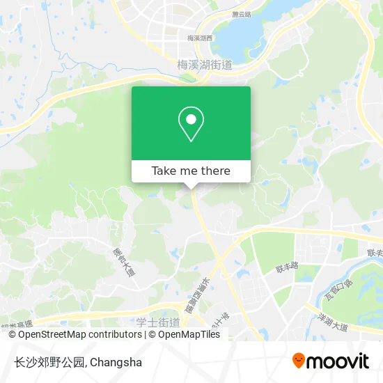 长沙郊野公园 map