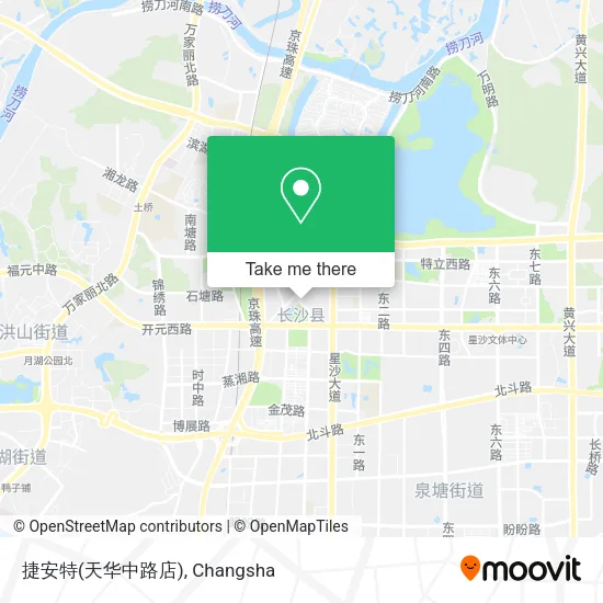 捷安特(天华中路店) map