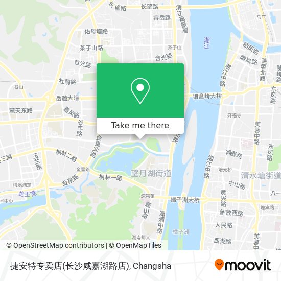 捷安特专卖店(长沙咸嘉湖路店) map