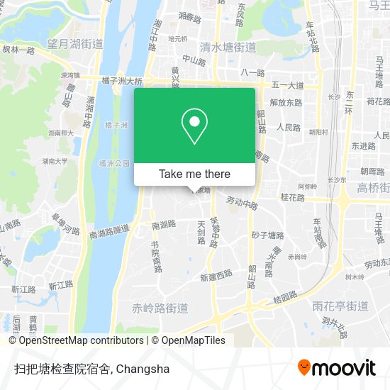 扫把塘检查院宿舍 map