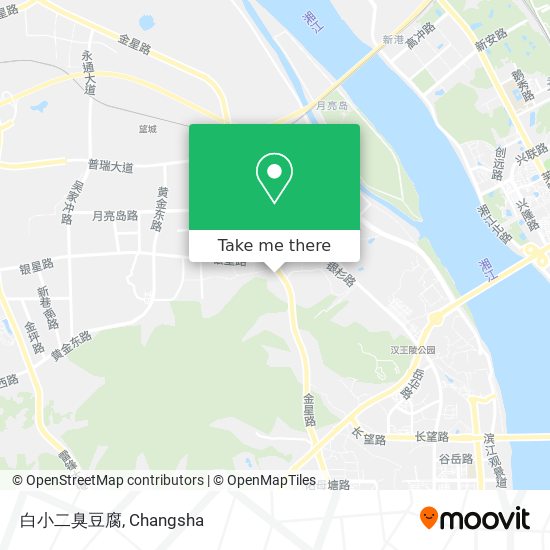 白小二臭豆腐 map