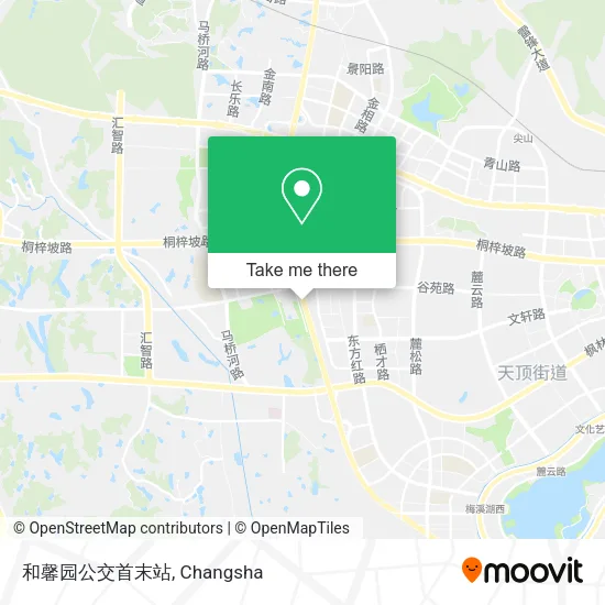 和馨园公交首末站 map