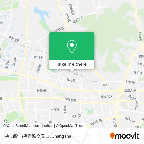 尖山路与望青路交叉口 map