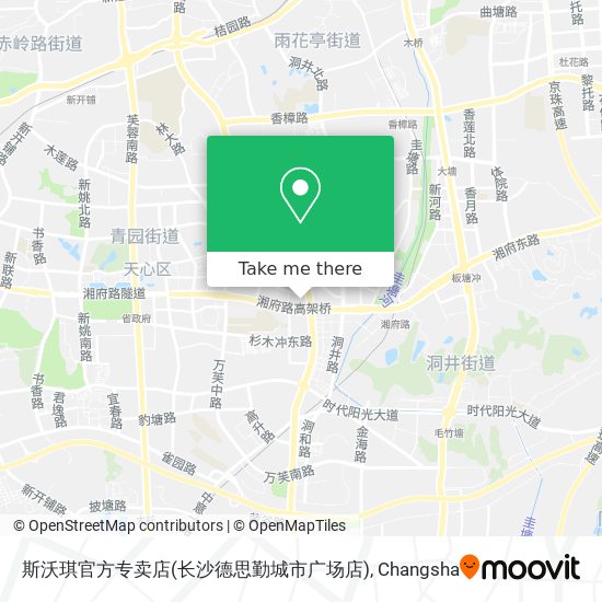 斯沃琪官方专卖店(长沙德思勤城市广场店) map