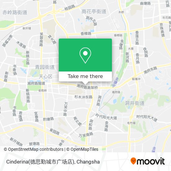 Cinderina(德思勤城市广场店) map