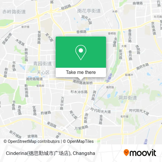 Cinderina(德思勤城市广场店) map
