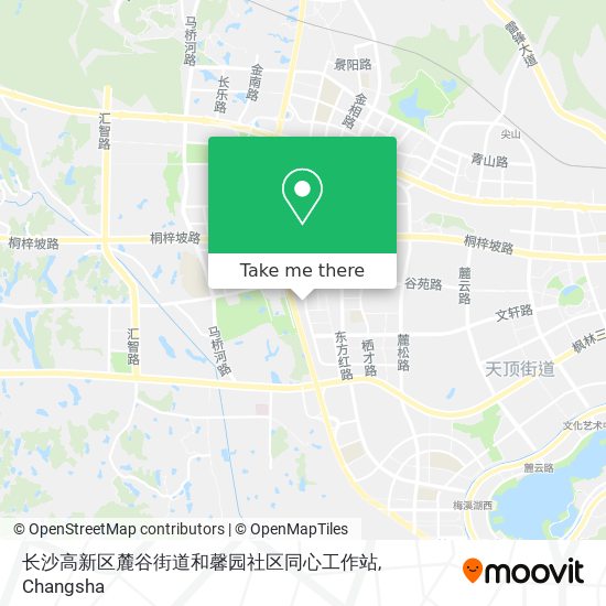 长沙高新区麓谷街道和馨园社区同心工作站 map