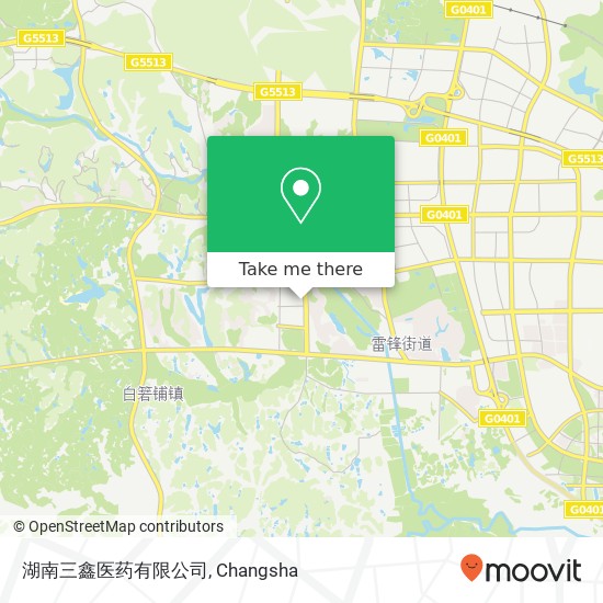 湖南三鑫医药有限公司 map