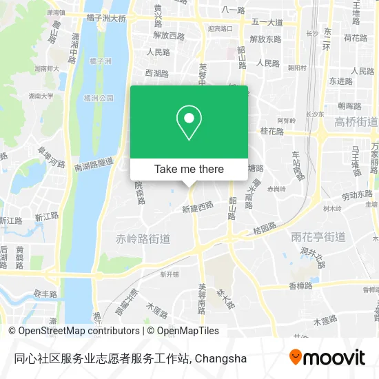 同心社区服务业志愿者服务工作站 map