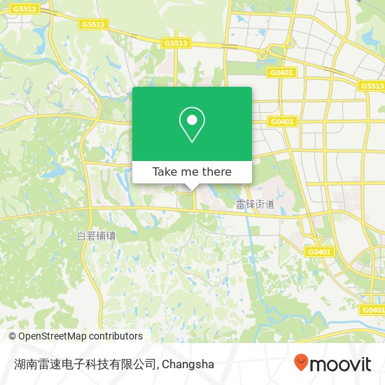 湖南雷速电子科技有限公司 map