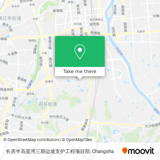长房半岛蓝湾三期边坡支护工程项目部 map