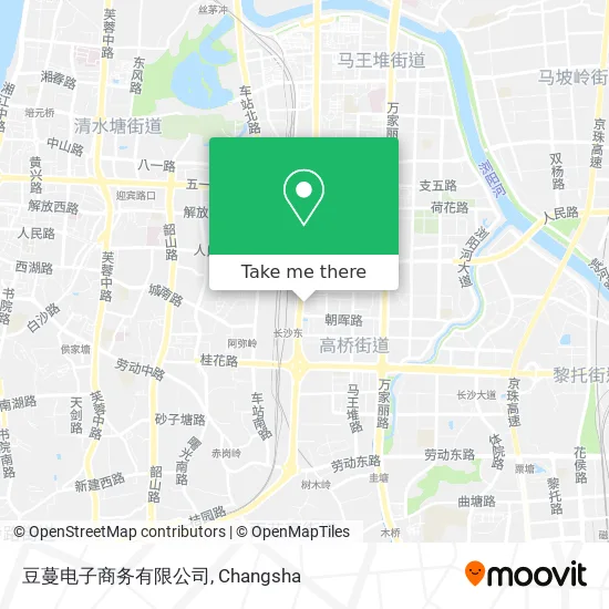 豆蔓电子商务有限公司 map