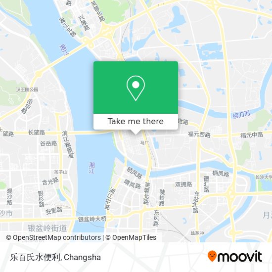 乐百氏水便利 map