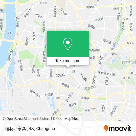 桂花坪家具小区 map