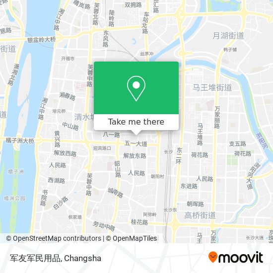 军友军民用品 map
