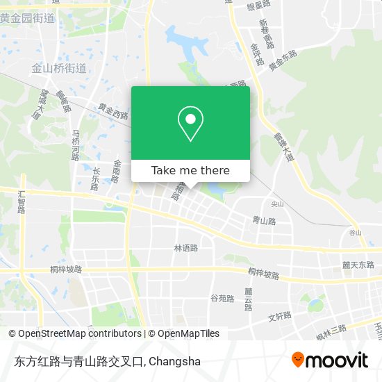 东方红路与青山路交叉口 map