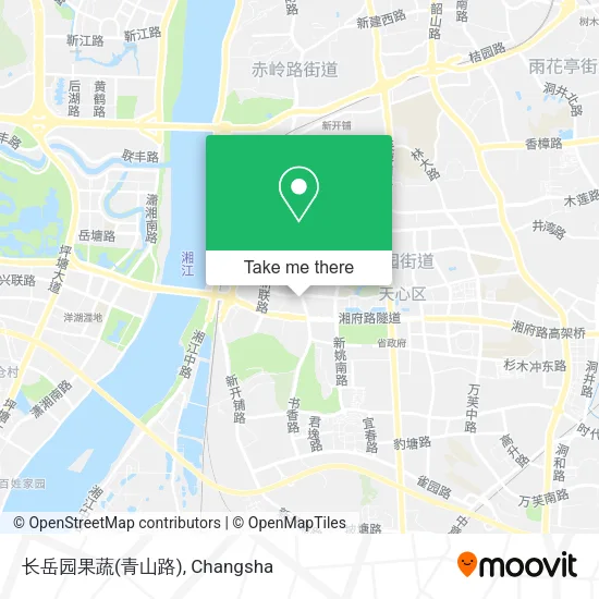 长岳园果蔬(青山路) map