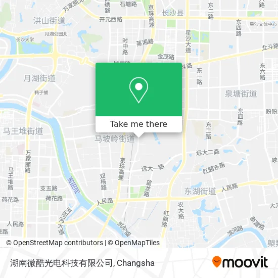 湖南微酷光电科技有限公司 map