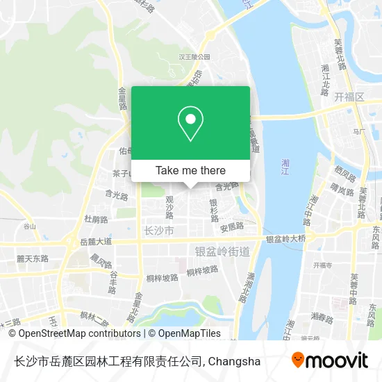 长沙市岳麓区园林工程有限责任公司 map