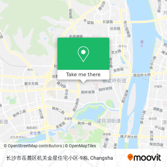 长沙市岳麓区机关金星住宅小区-9栋 map