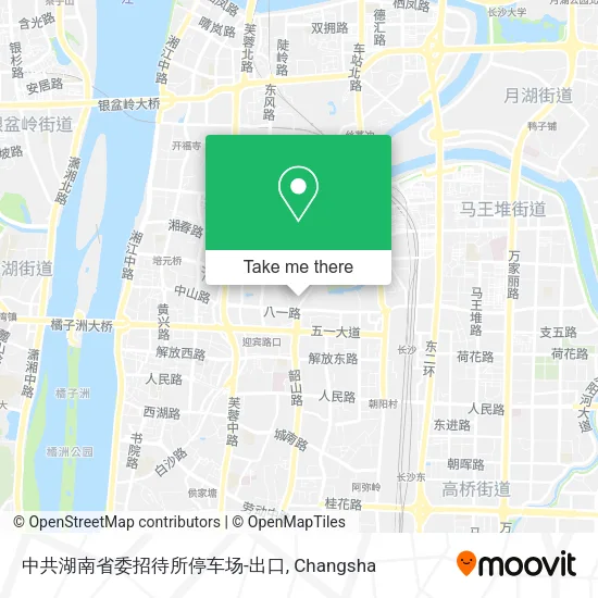 中共湖南省委招待所停车场-出口 map