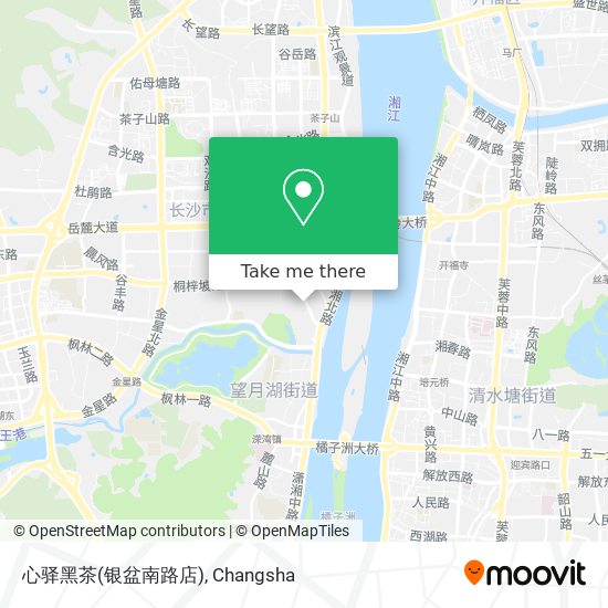 心驿黑茶(银盆南路店) map