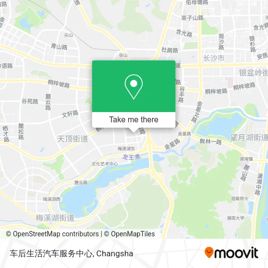 车后生活汽车服务中心 map