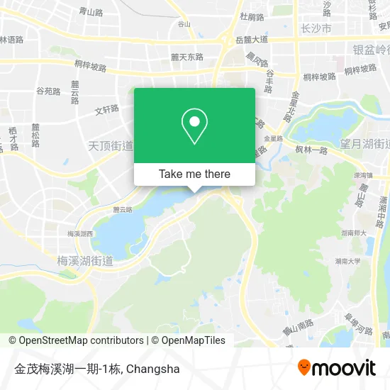 金茂梅溪湖一期-1栋 map