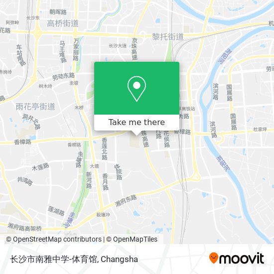 长沙市南雅中学-体育馆 map