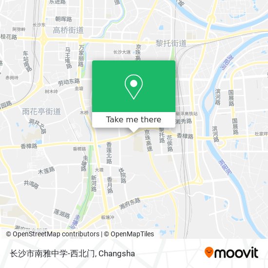 长沙市南雅中学-西北门 map