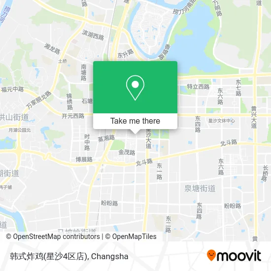 韩式炸鸡(星沙4区店) map