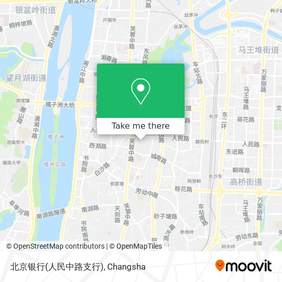 北京银行(人民中路支行) map