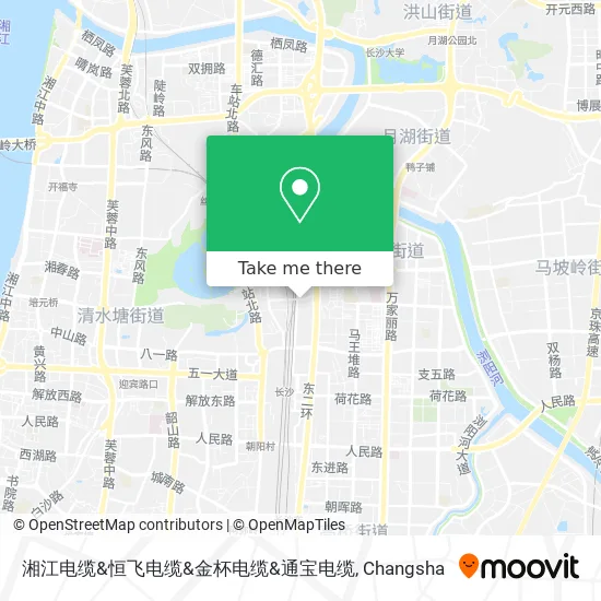 湘江电缆&恒飞电缆&金杯电缆&通宝电缆 map