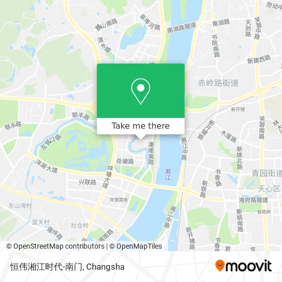 恒伟湘江时代-南门 map