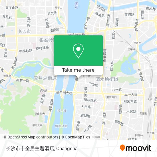 长沙市十全居主题酒店 map
