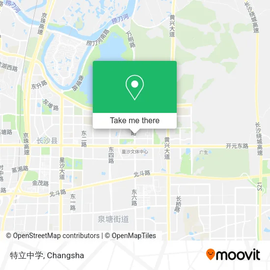 特立中学 map