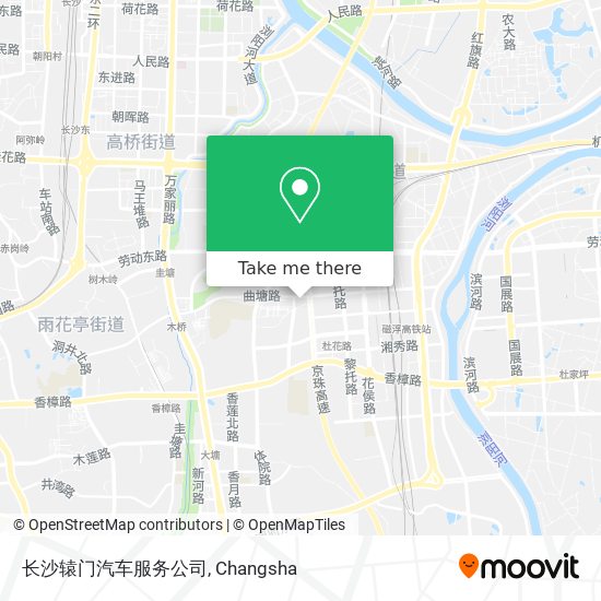 长沙辕门汽车服务公司 map