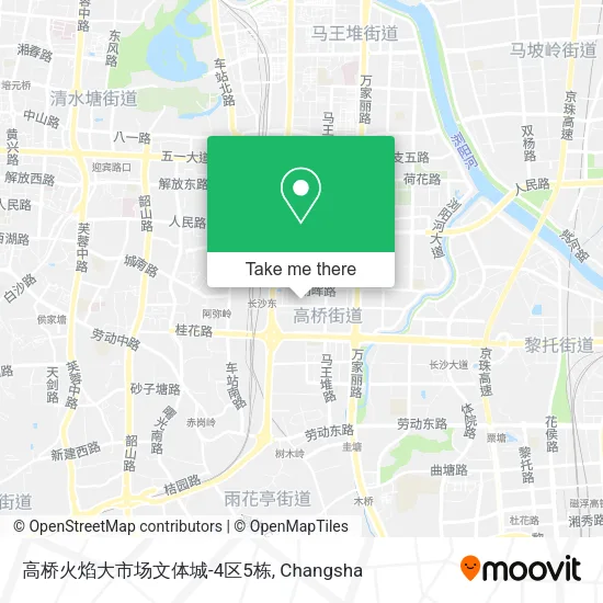 高桥火焰大市场文体城-4区5栋 map